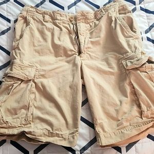 Khaki Cargo Shorts